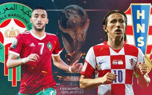 Ziyech liệu có thể giúp Maroc gây bất ngờ trước Croatia?