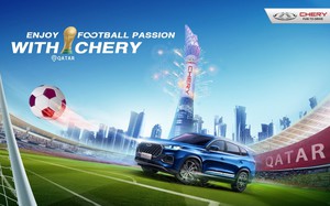 Phương tiện di chuyển của các nhà báo tại World Cup 2022 là Chery Tiggo 8 Pro - mẫu SUV sắp bán ở Việt Nam
