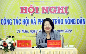 Phó Chủ tịch Hội NDVN Cao Xuân Thu Vân chủ trì hội nghị giao ban cụm thi đua số 5 tổ chức ở Cà Mau