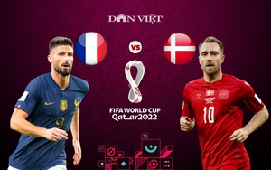 Đá thận trọng, Pháp và Đan Mạch khó ghi bàn trong hiệp 1