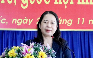 Phó Chủ tịch nước Võ Thị Ánh Xuân tiếp xúc cử tri tại TP.Châu Đốc, An Giang