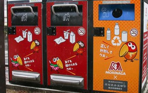 Độc đáo thùng rác thông minh giúp giảm lãng phí thực phẩm tại Nhật Bản