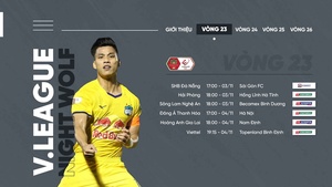 Lịch phát sóng trực tiếp vòng 23 V.League 2022: "Ngư ông đắc lợi"? 