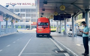 Ưu tiên xe buýt, giải tỏa áp lực ùn tắc tại sân bay Tân Sơn Nhất dịp Tết