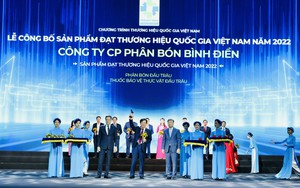 Công ty CP Phân bón Bình Điền được vinh danh Thương hiệu Quốc gia Việt Nam năm 2022