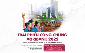 Cơ hội đầu tư dịp cuối năm: Agribank phát hành 10.000 tỷ đồng trái phiếu ra công chúng năm 2022