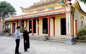Một làng cổ ở Nam Định ra đời từ thời vua Hùng thứ 12, đặt bài vị thờ Hoàng hậu Dương Vân Nga