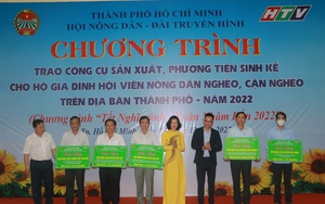 Trao 223 bộ công cụ sản xuất, phương tiện sinh kế cho hội viên nghèo, cận nghèoTP Hồ Chí Minh