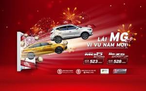 MG dành ưu đãi lớn cho khách hàng Việt đón Tết 2023
