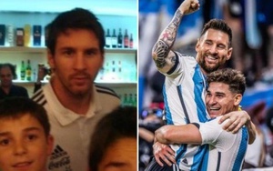 Alvarez như "bay trên mây" khi cùng thần tượng Messi vào chung kết World Cup 2022