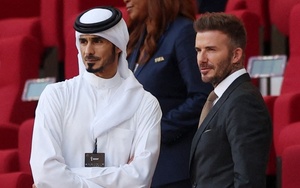 Beckham có hình nhưng mất tiếng ở Qatar
