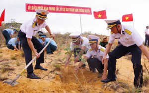 Lữ đoàn 146: Hưởng ứng chương trình trồng 1 tỷ cây xanh 