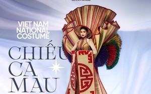 Hoa hậu Ngọc Châu lần đầu trình diễn trang phục "Chiếu Cà Mau", quảng bá làng nghề đến Miss Universe 2022