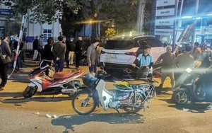Quảng Ninh: Xe SantaFe đâm hàng loạt xe máy, xe đạp, 1 người tử vong tại chỗ