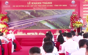 Công trình cầu vượt sông Sài Gòn kết nối Bình Dương và Tây Ninh chính thức vận hành