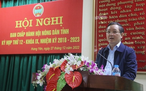 Chủ tịch Hội Nông dân Việt Nam Lương Quốc Đoàn dự hội nghị tổng kết công tác Hội và phong trào nông dân Hưng Yên