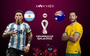 Info thống kê Argentina vs Australia (02h00 ngày 4/12, vòng 1/8, World Cup 2022): Australia vỡ mộng