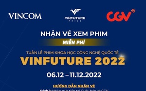 Công bố Tuần lễ phim Khoa học Công nghệ VinFuture 2022