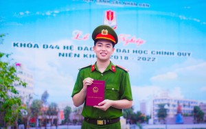 Chân dung thủ khoa xuất sắc Học viện Cảnh sát nhân dân được phong hàm trước 2 năm