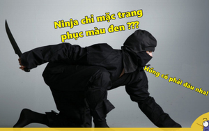 Trang phục của Ninja Nhật Bản không phải màu đen, vậy là màu gì?