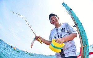 Câu cá mực trứng mùa gió bấc, giật veo véo mỏi tay ở biển Phú Quốc tỉnh Kiên Giang