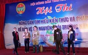 Hội Nông dân tỉnh Hải Dương tổ chức hội thi "Nâng cao kiến thức, pháp luật về bảo vệ tài nguyên, môi trường" 