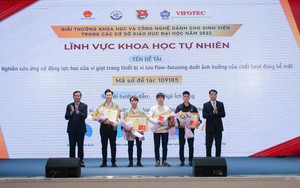 12 đề tài đoạt giải Nhất giải thưởng khoa học và công nghệ sinh viên năm 2022