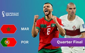 Bồ Đào Nha khó xuyên thủng “bức tường lửa” Maroc trong hiệp 1