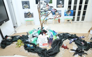Triển lãm "Sông kể chuyện nhựa" truyền tải thông điệp giảm thải rác thải nhựa 