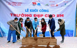 "Trường đẹp cho em", giúp học sinh vùng cao Sơn La có điều kiện học tập tốt hơn