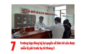 7 trường hợp đăng ký lại quyền sở hữu tài sản được miễn lệ phí trước bạ từ tháng 3