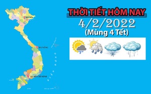 Thời tiết hôm nay 4/2: Bắc Bộ vẫn sẽ tiếp tục rét đậm, rét hại