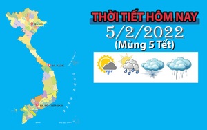 Thời tiết hôm nay 5/2: Hà Nội, Bắc Bộ rét đậm, vùng núi rét hại