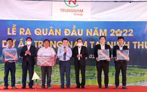 Trung Nam Group thực hiện lễ ra quân Xuân 2022 các dự án tại Ninh Thuận