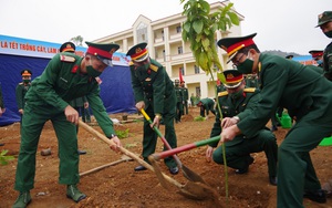 Bộ CHQS tỉnh Sơn La: Phát động Tết trồng cây mừng Đảng, mừng xuân Nhâm Dần năm 2022