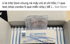 Giá kit test nhanh "quay đầu" giảm nhiệt