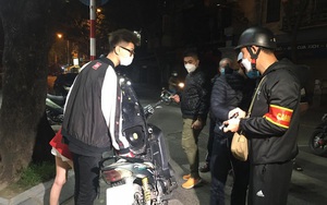 Lực lượng 141 Hà Nội truy quét, bắt giữ nhiều "quái xế" trong đêm