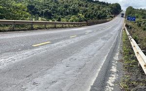 Đắk Lắk: Tuyến đường 575 tỷ đồng vừa bàn giao đã phải vá nham nhở