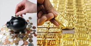 Tiền nhàn rỗi, nên mua vàng hay gửi tiết kiệm?