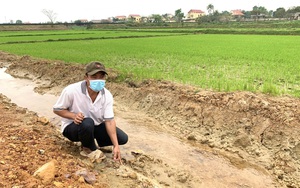 Quảng Bình: Thi công dự án đường hơn trăm tỷ đồng lấn đất ruộng, ảnh hưởng sản xuất của nông dân