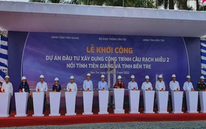 Khởi công xây dựng cầu Rạch Miễu 2 nối tỉnh Tiền Giang và Bến Tre
