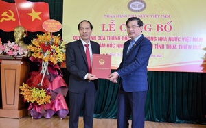 Bổ nhiệm Giám đốc Ngân hàng Nhà nước chi nhánh Thừa Thiên Huế 