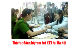 Thủ tục đăng ký tạm trú KT3 tại Hà Nội