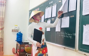 Tranh cãi kịch liệt về bức ảnh thầy giáo mặc áo dài nữ, tham gia cuộc thi ngày 8/3 của cô giáo