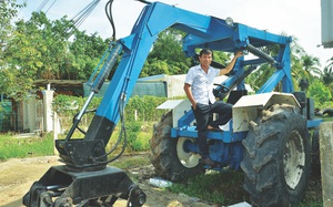 Anh nông dân Tây Ninh sáng chế máy gắp mía vừa nhanh, vừa khoẻ, cả làng trầm trồ khen siêu