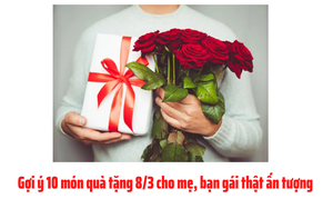 Gợi ý 10 món quà tặng 8/3 cho mẹ, bạn gái thật ấn tượng