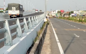 Người đi đường lo ngại trụ đèn trên cầu vượt Dầu Giây nhô ra gây nguy hiểm: Chủ đầu tư giải thích ra sao?