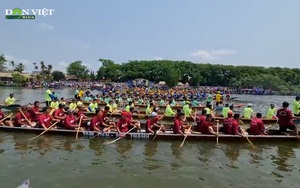 Cực gay cấn giải đua thuyền Lễ hội hoa sưa ở Quảng Nam