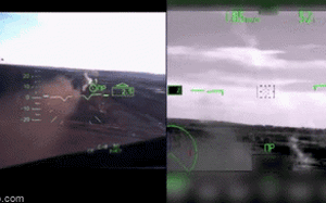 Cận cảnh "Siêu trực thăng" Ka-52 của Nga khai hỏa tấn công đoàn xe bọc thép của Ukraine