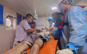 Khánh Hòa: Cứu nạn thuyền viên gặp nạn trên biển  